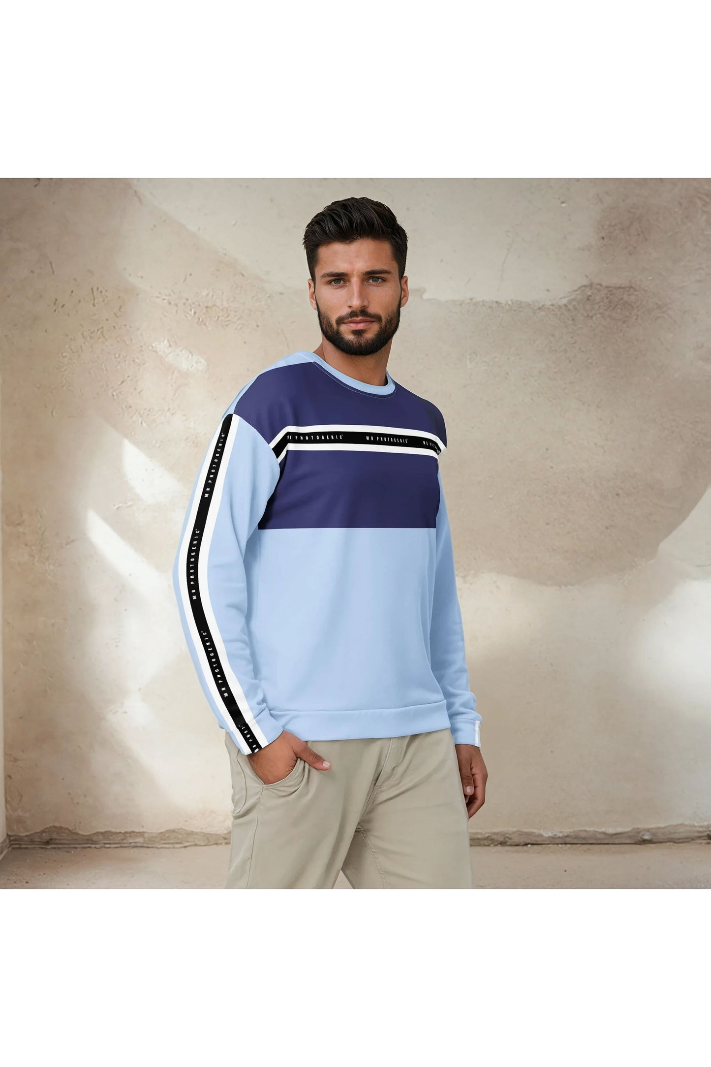 Logo Set Reel Sweatshirt - Blue