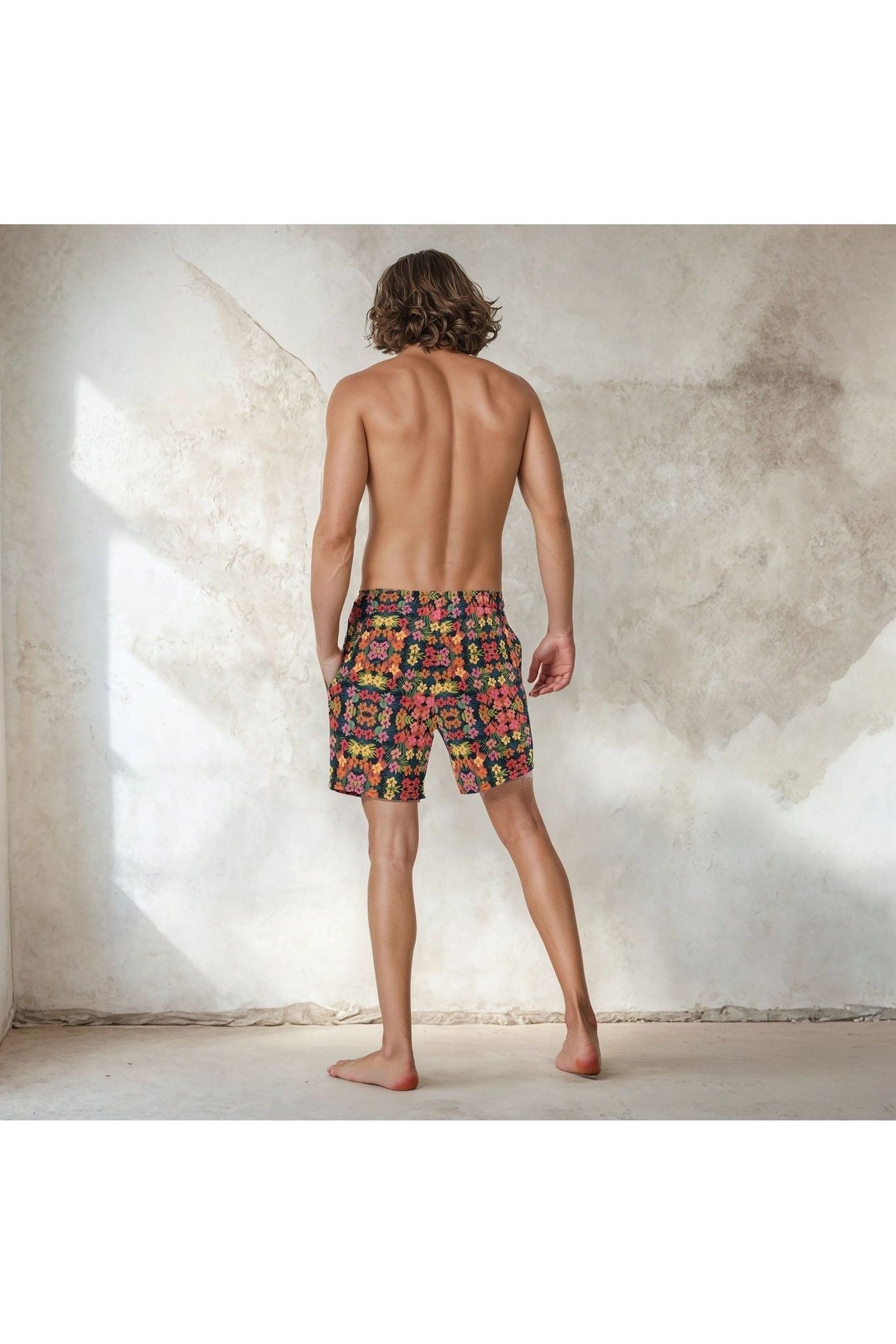 Aztec floral Swim Trunks