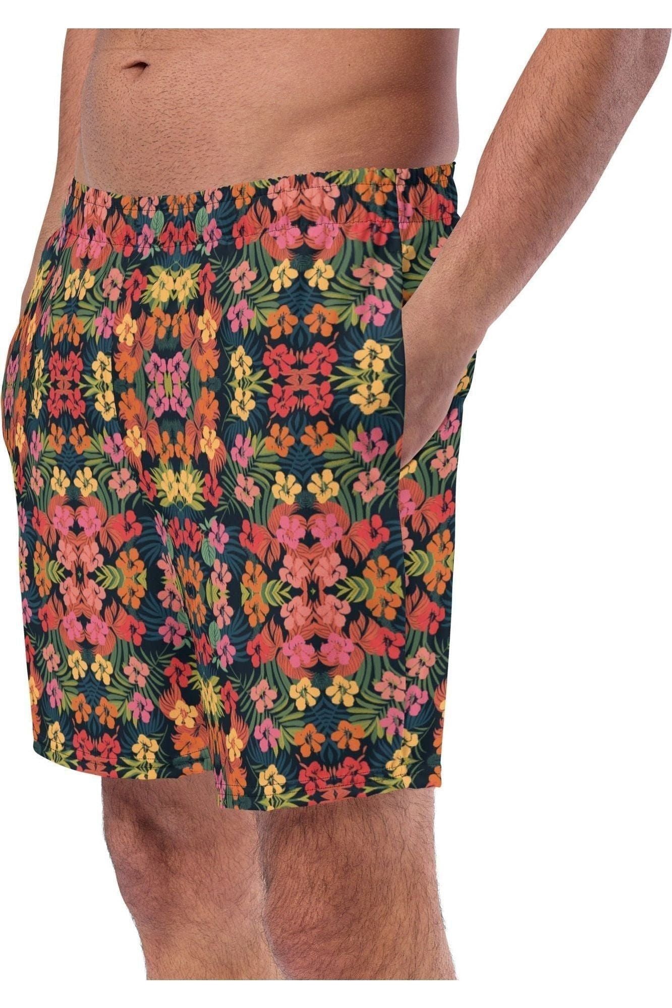 Aztec floral Swim Trunks