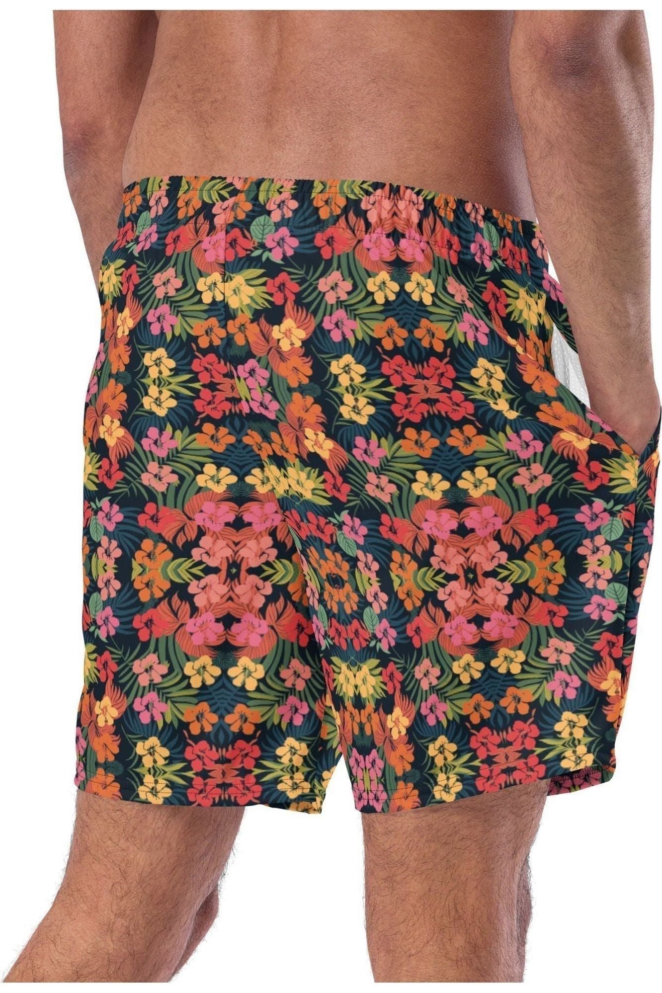 Aztec floral Swim Trunks