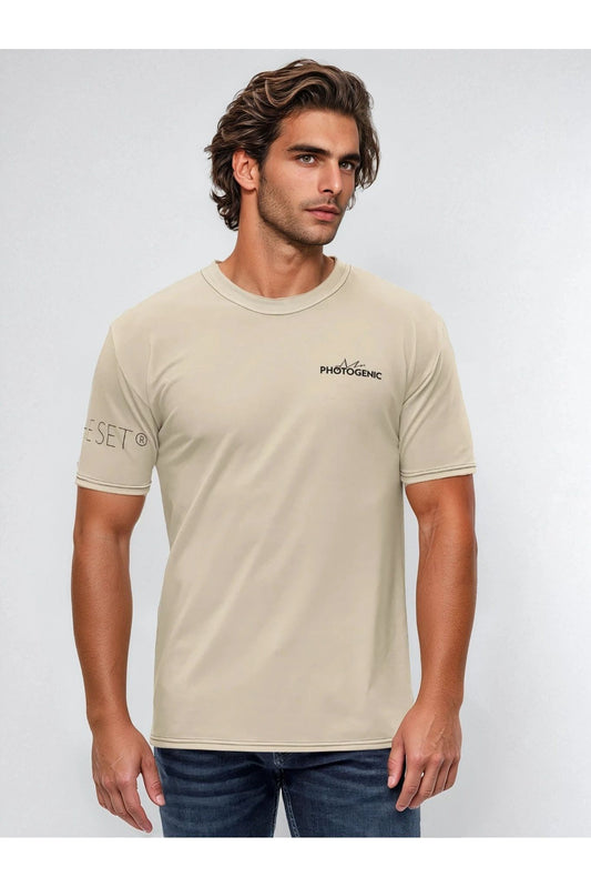 Club Photogenic T-Shirt - Taupe