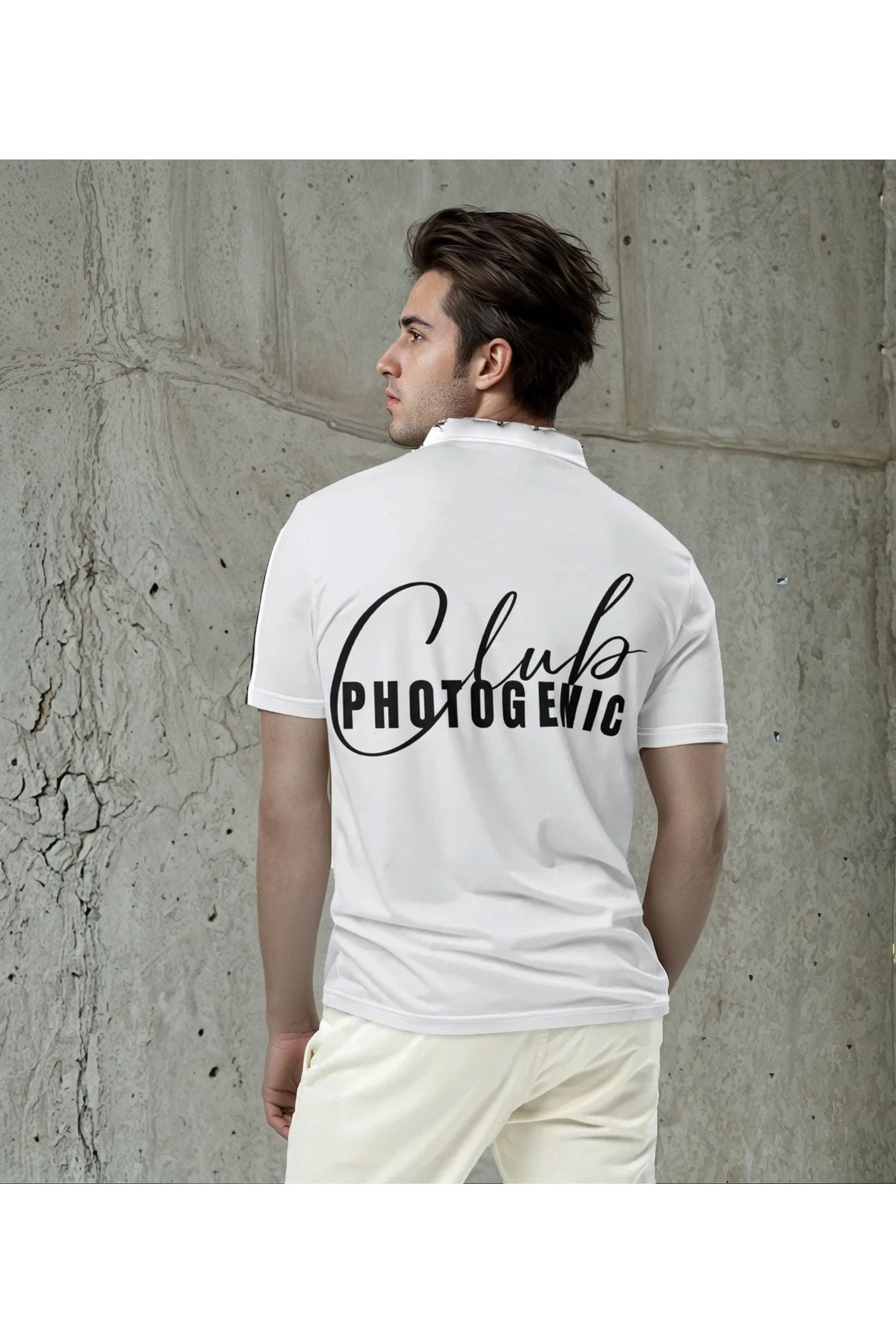 Join The Set Club Photogenic Polo Shirt - Grey