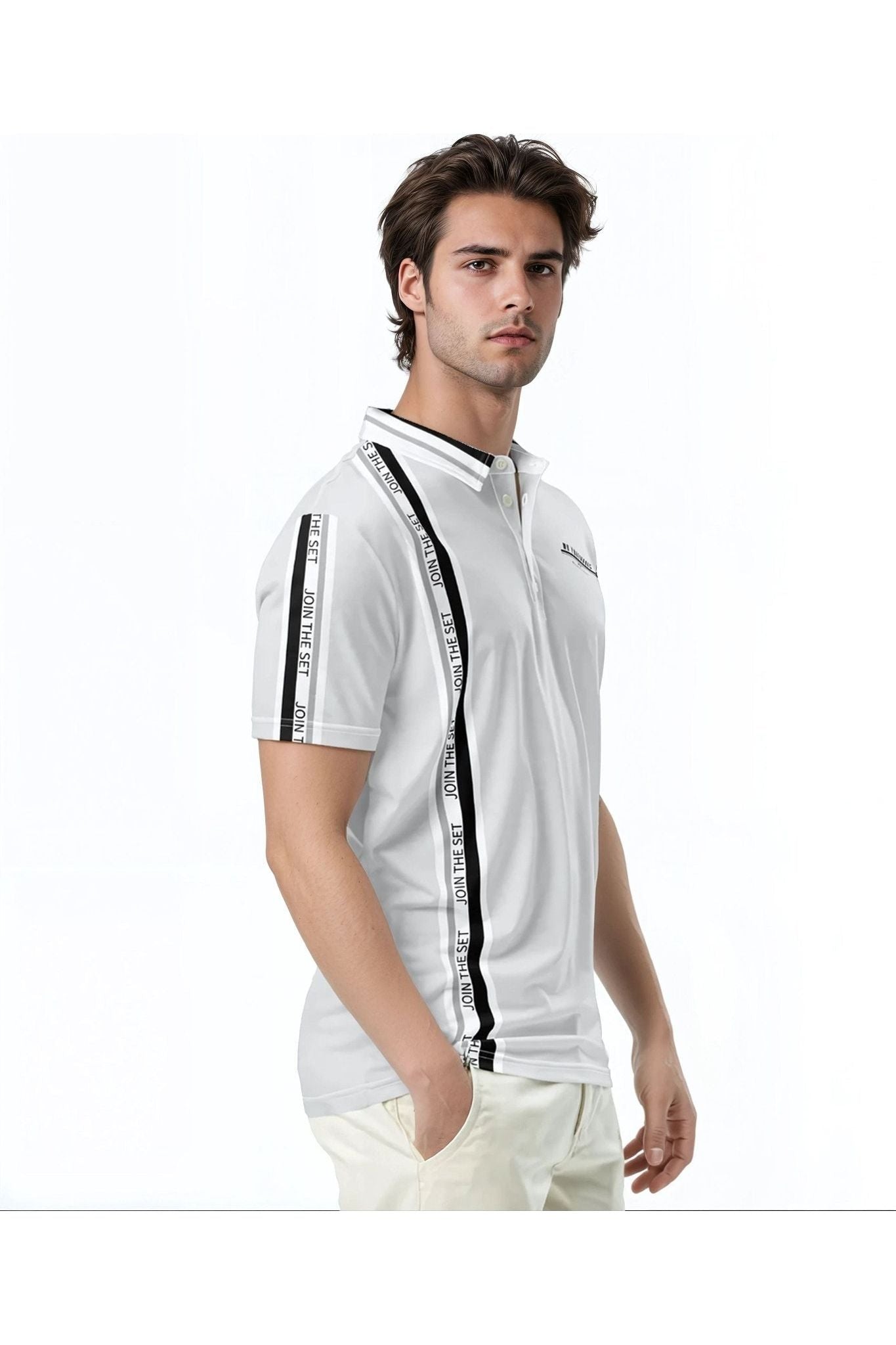 Join The Set Club Photogenic Polo Shirt - Grey