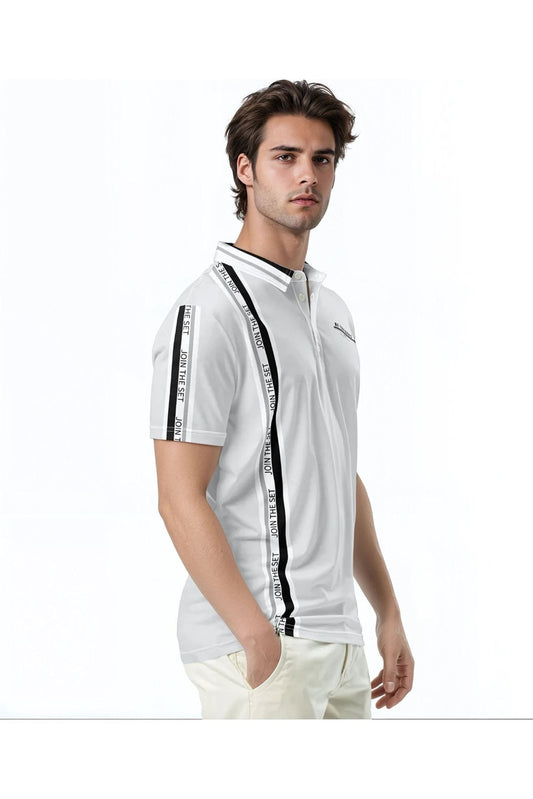 Join The Set Club Photogenic Polo Shirt - Grey