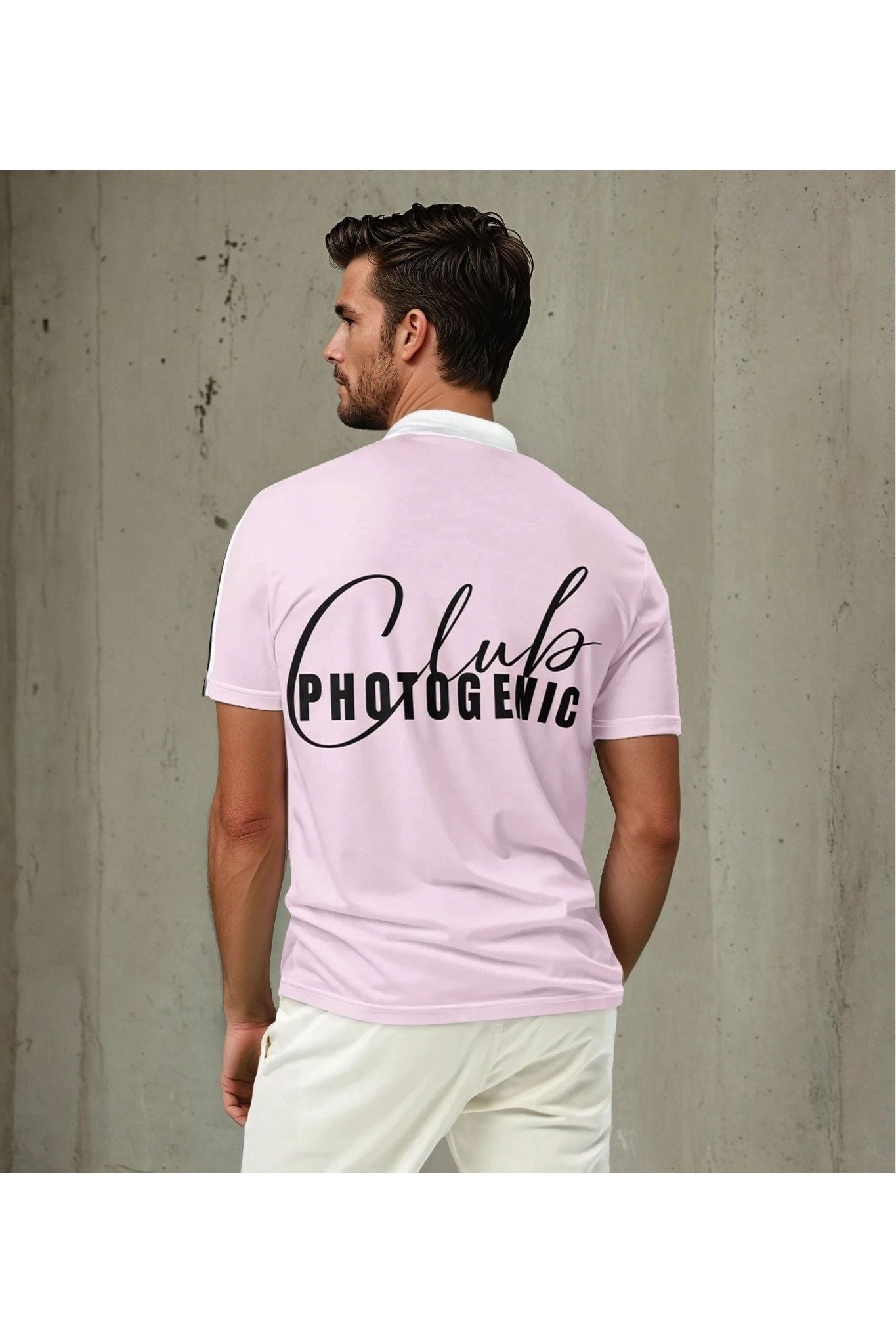 Join The Set Club Photogenic Polo Shirt - Pink