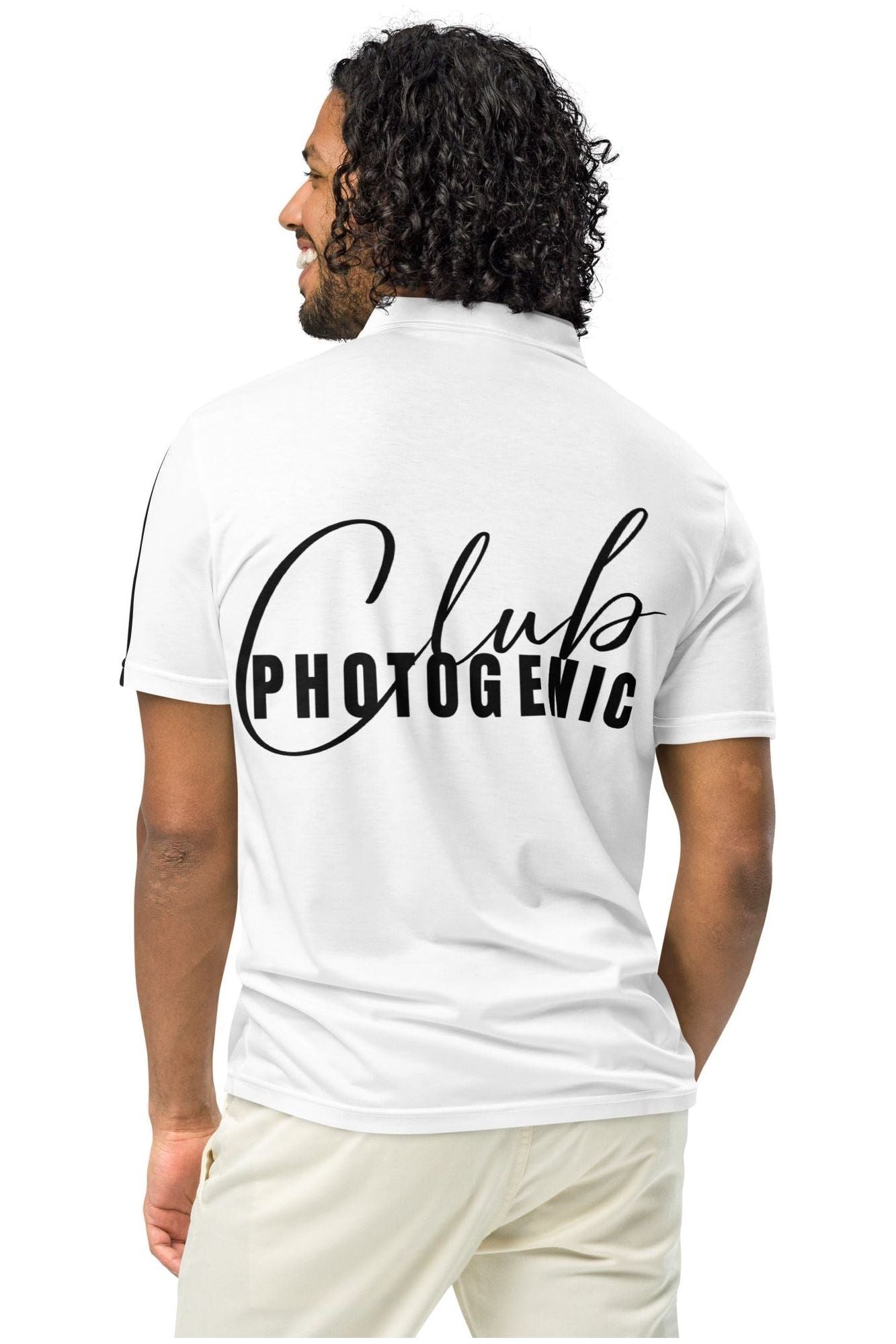 Join The Set Club Photogenic Polo Shirt - White