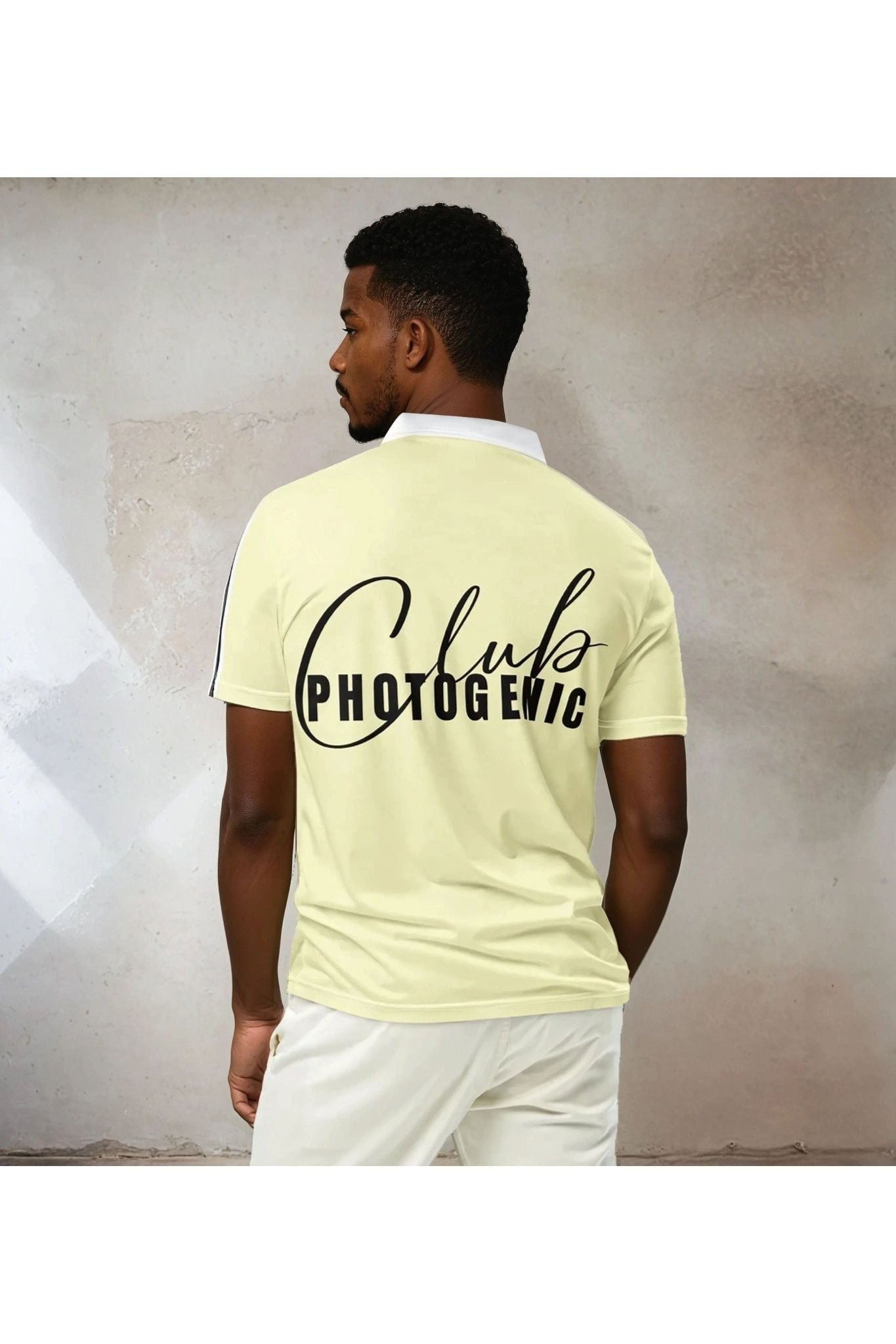 Join The Set Club Photogenic Polo Shirt - Yellow