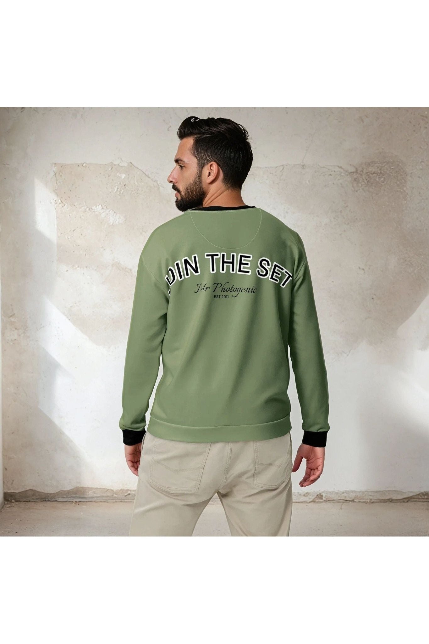 Join The Set Logo Reel Sweatshirt - Green