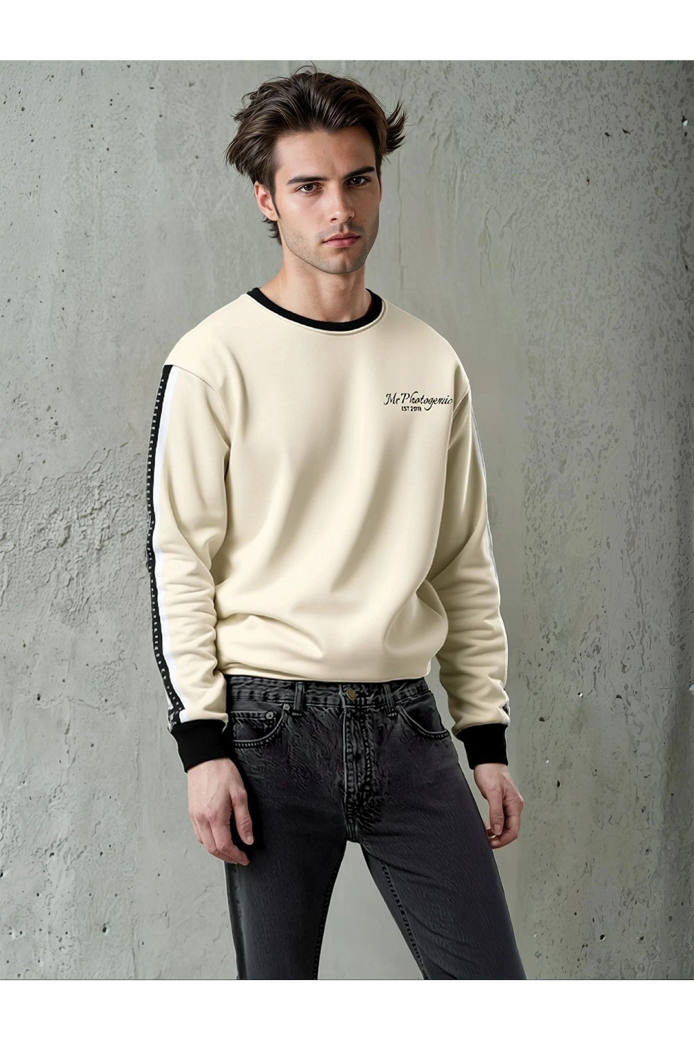 Join The Set Logo Set Reel Sweatshirt - Taupe