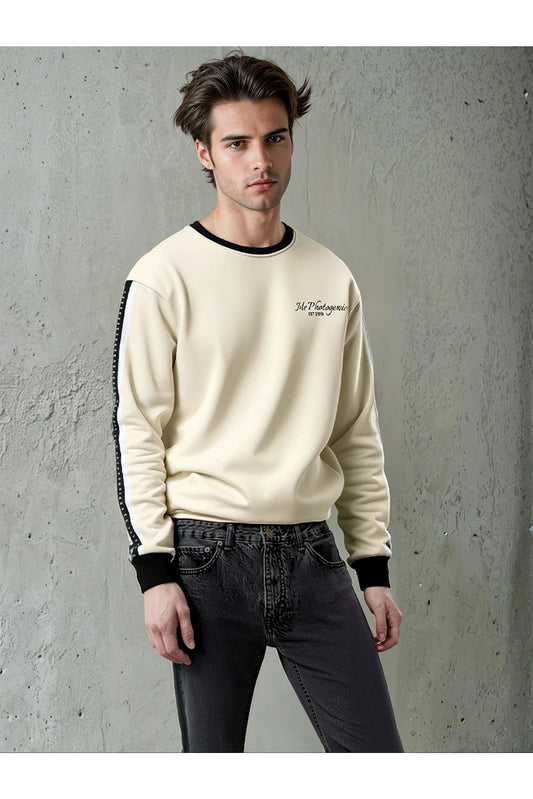 Join The Set Logo Set Reel Sweatshirt - Taupe