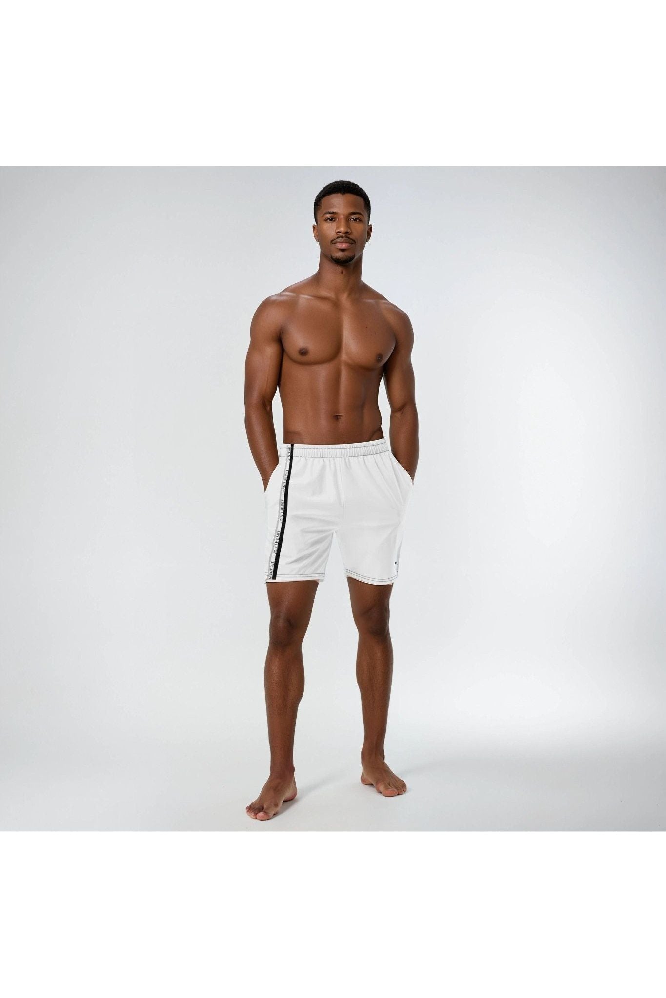 Join The Set Reel Swim Shorts - Grey
