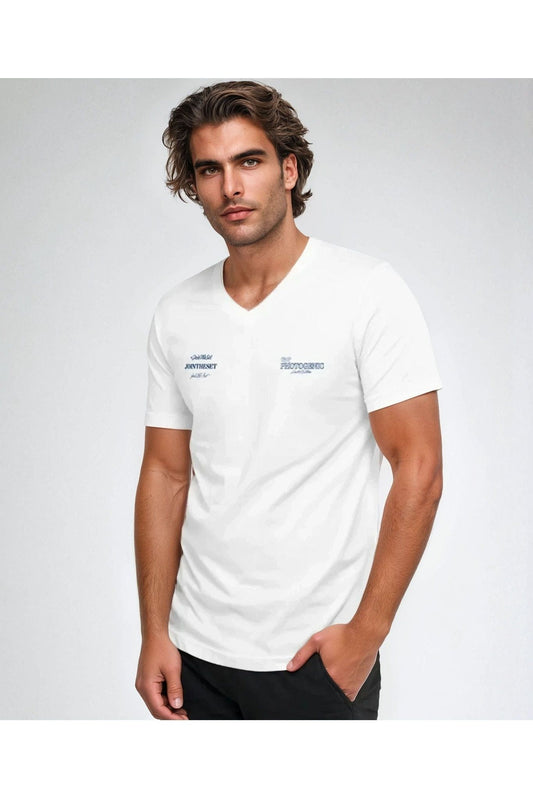 Join The Set V Neck Short Sleeve T-shirt