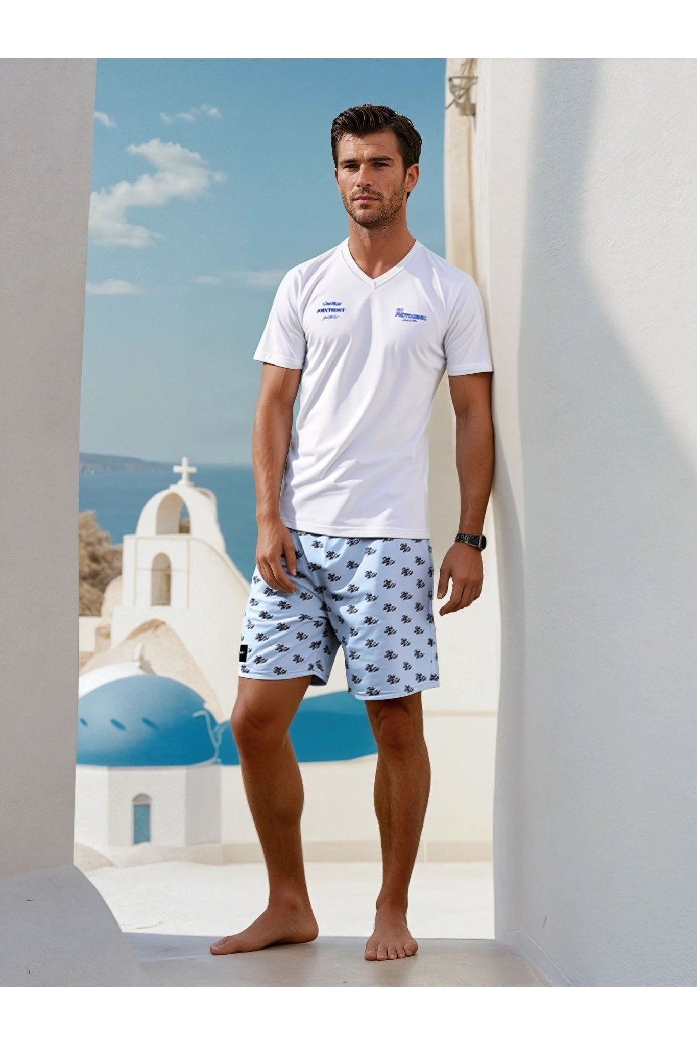 Join The Set V Neck Short Sleeve T-shirt