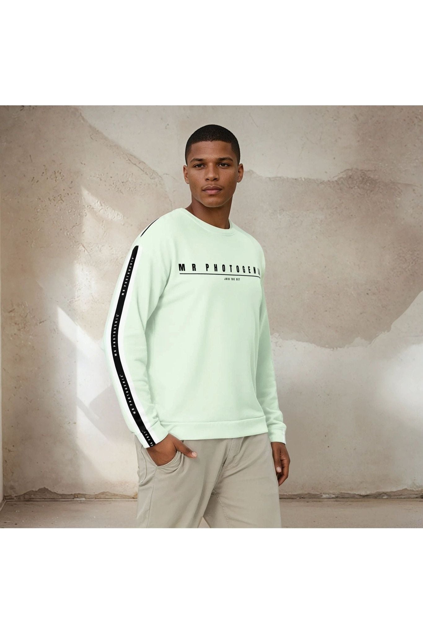 Logo Set Reel Sweatshirt - Mint