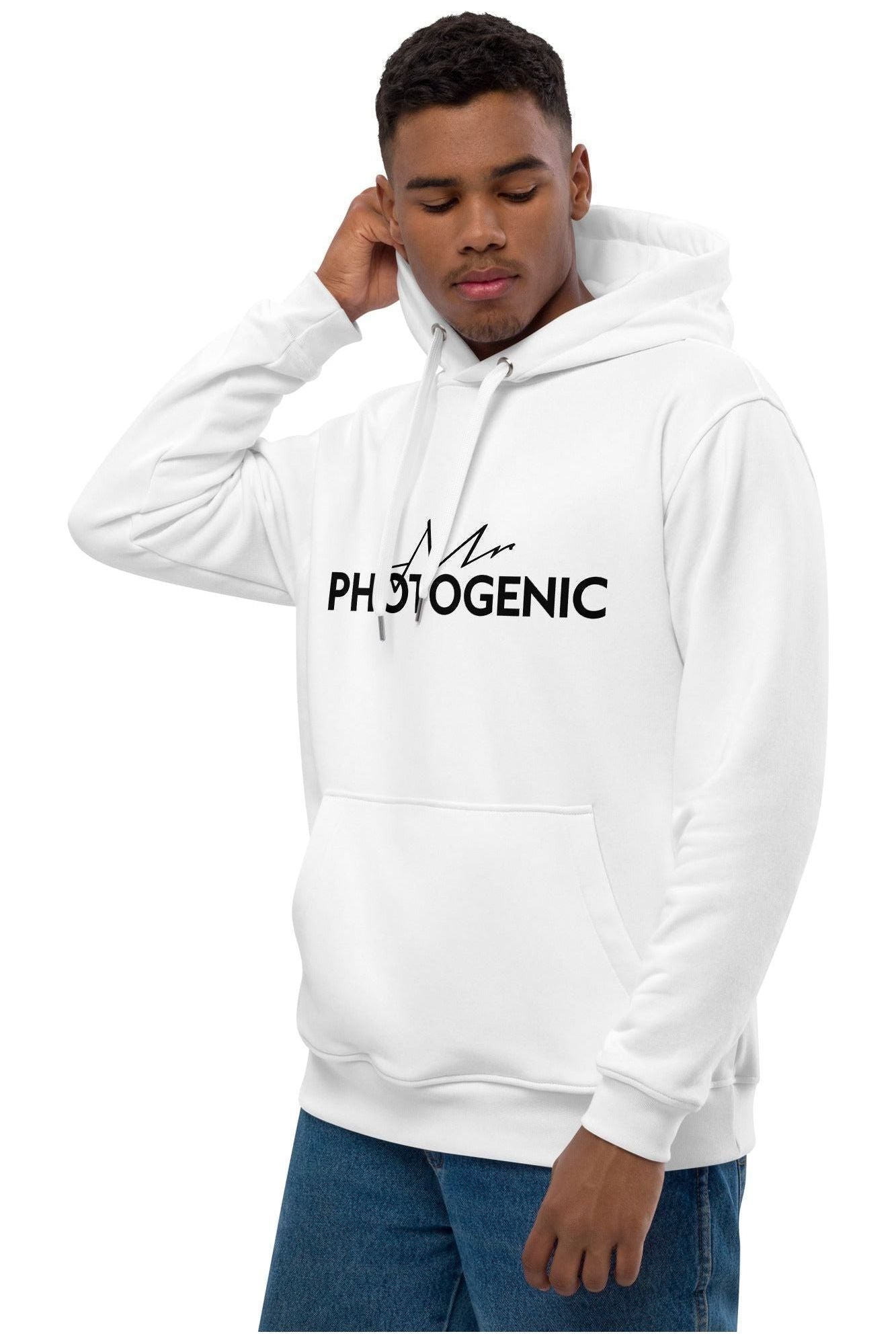 Mr Photogenic Bold Logo Hoodie - White