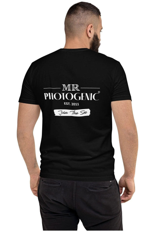 Mr Photogenic Join The Set Short Sleeve Slim Fit T-Shirt - Black