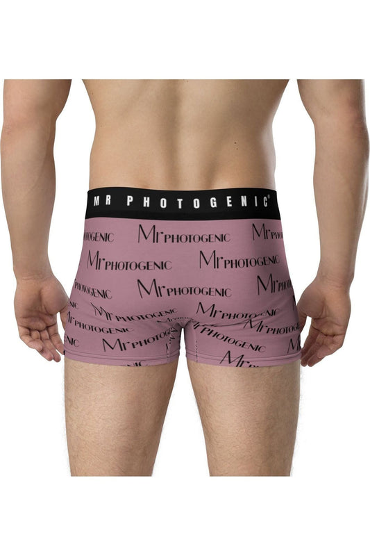 Mr Photogenic Logo Boxers - Dusky Plum