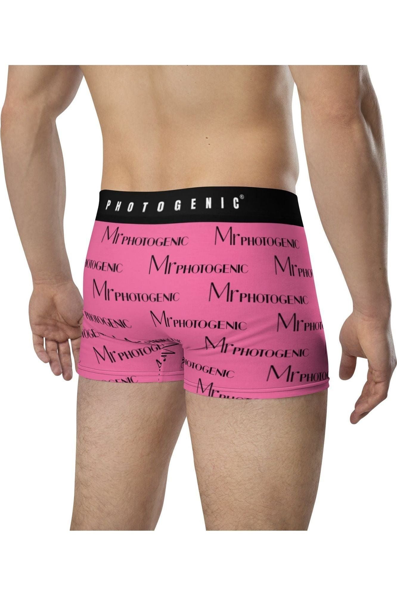 Mr Photogenic Logo Boxers - Pink