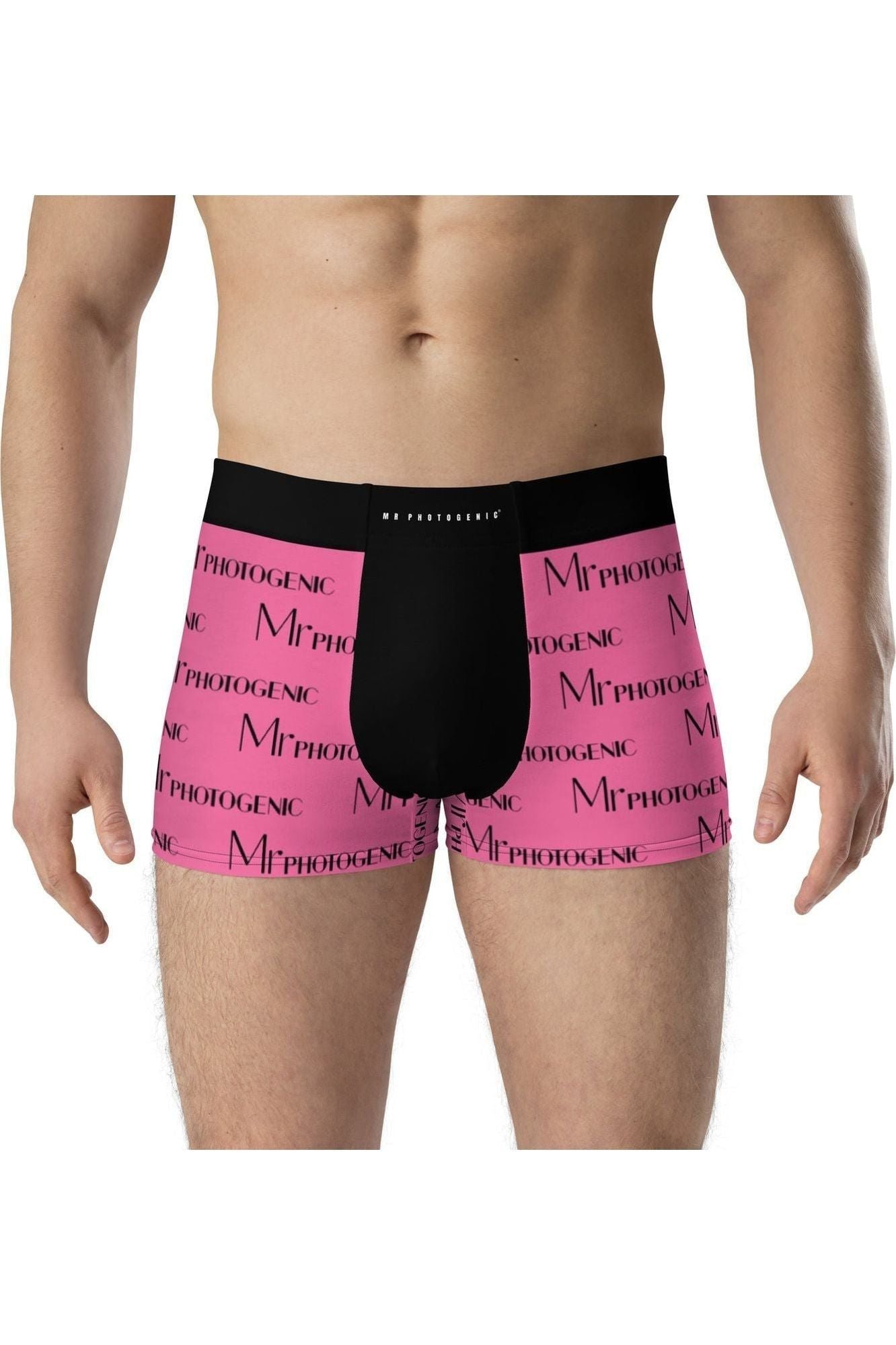 Mr Photogenic Logo Boxers - Pink