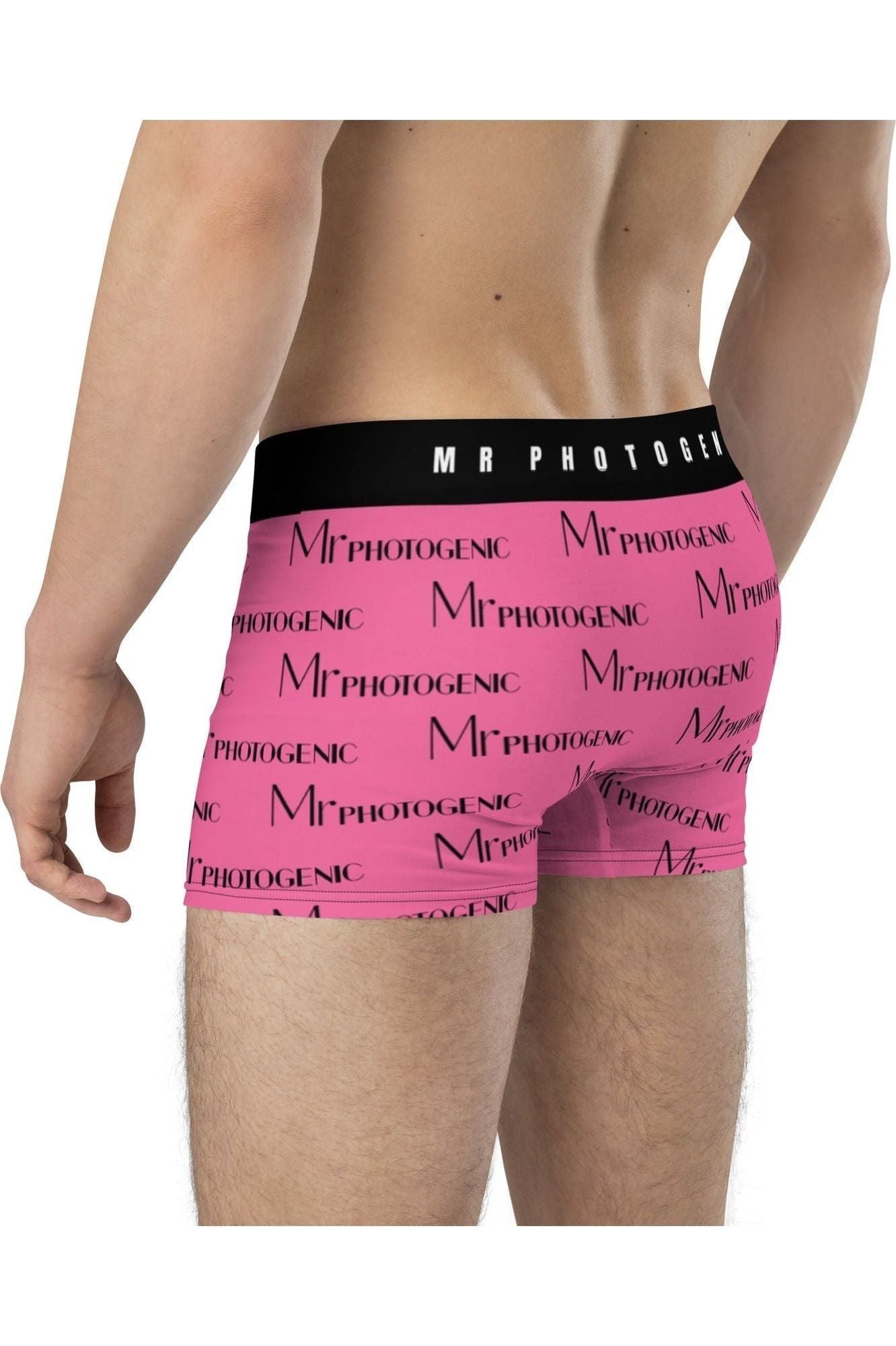 Mr Photogenic Logo Boxers - Pink