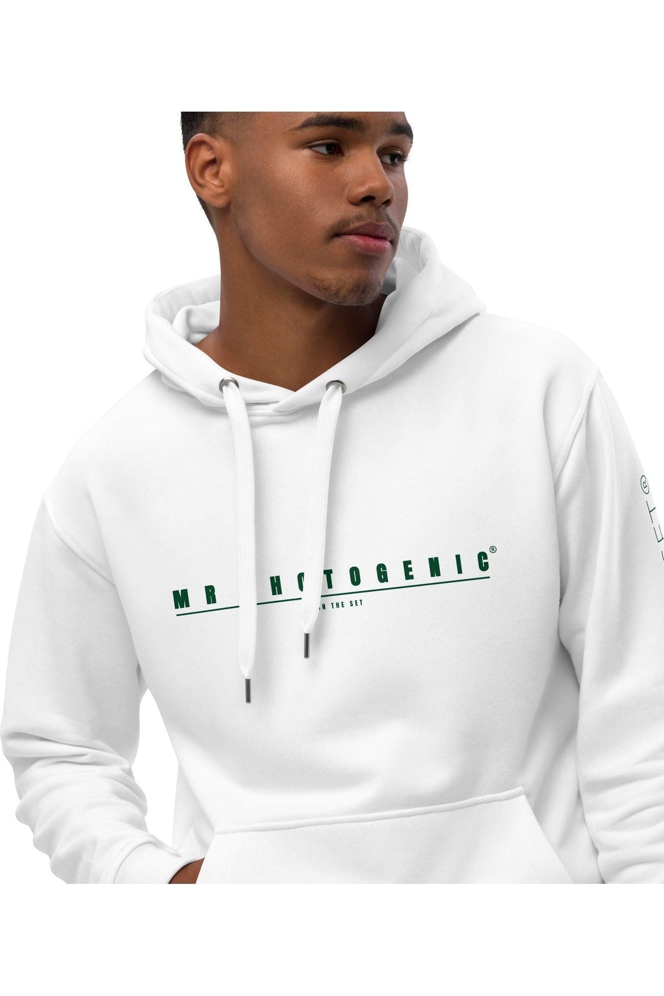 Mr Photogenic Signature Logo Hoodie - White