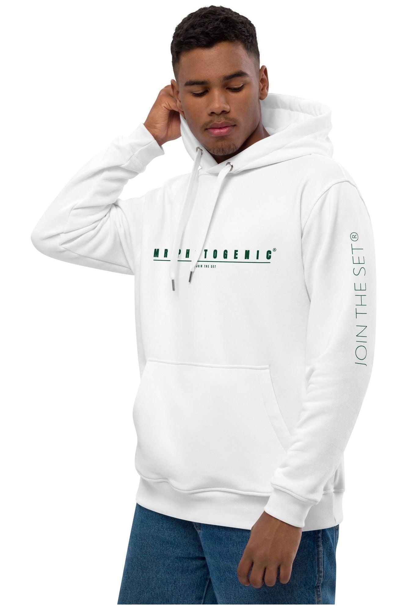 Mr Photogenic Signature Logo Hoodie - White