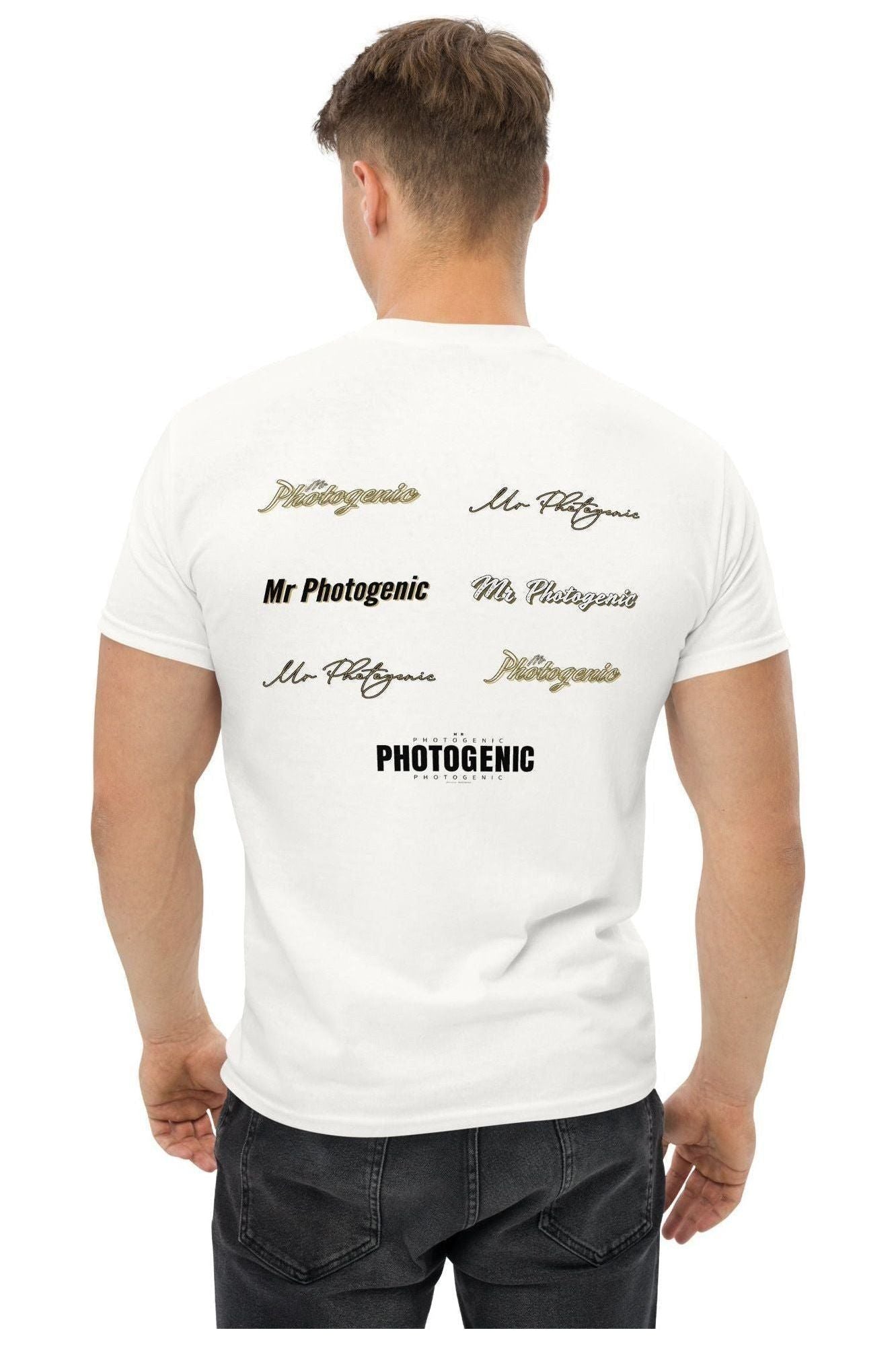 Multi Logo Mr Photogenic T-Shirt - White