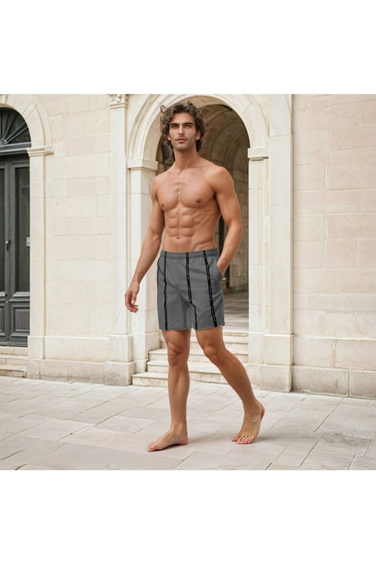 On Set Stripe Logo Shorts - Graphic