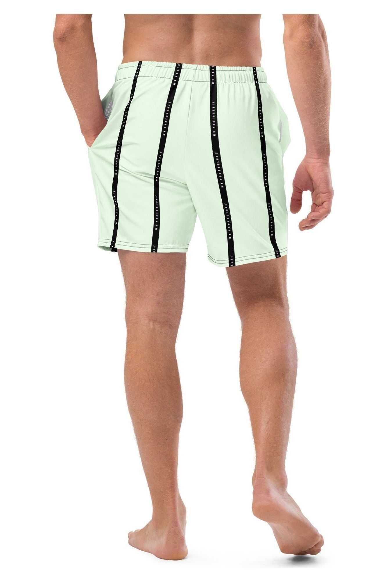 On Set Stripe Logo Shorts - Mint