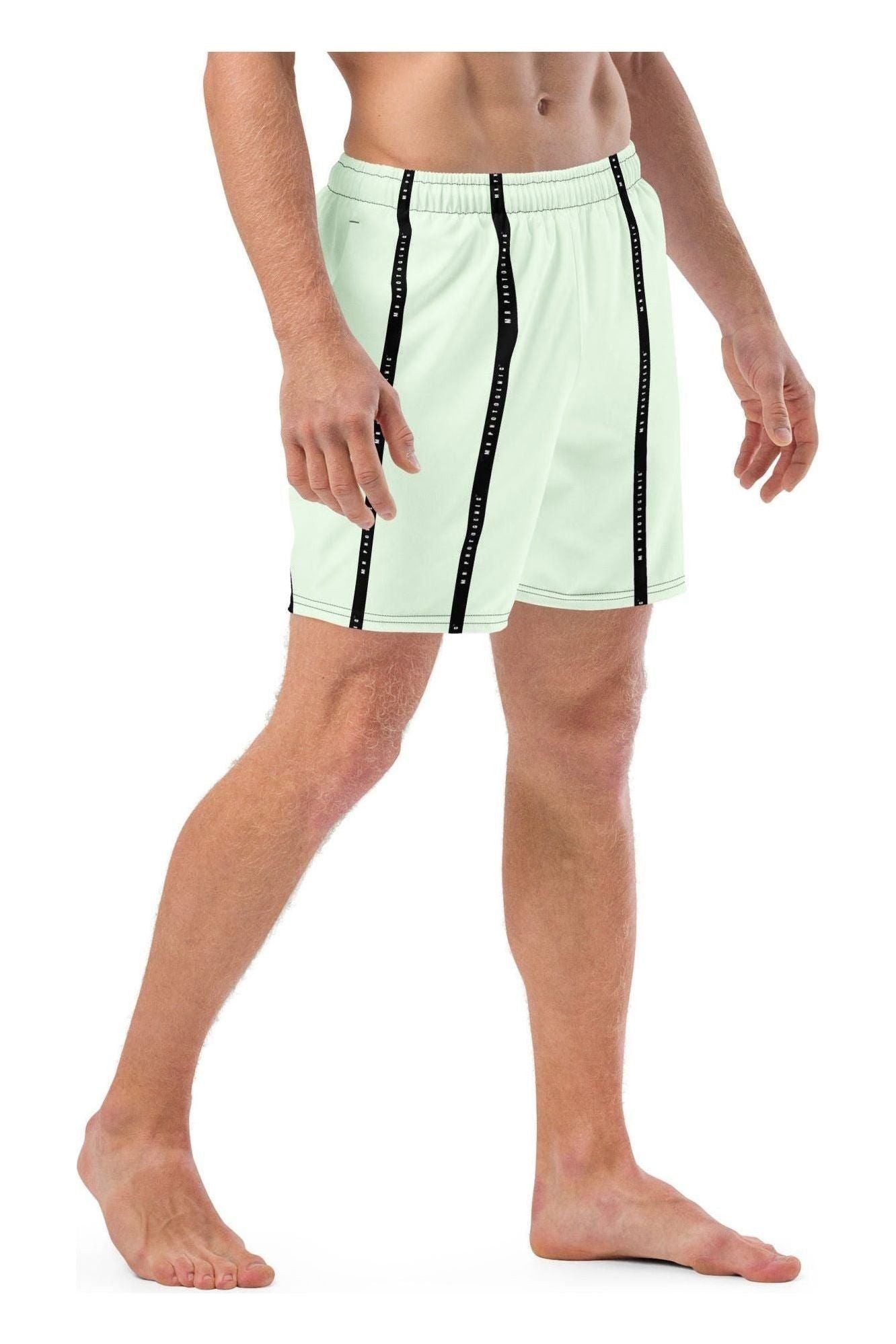 On Set Stripe Logo Shorts - Mint