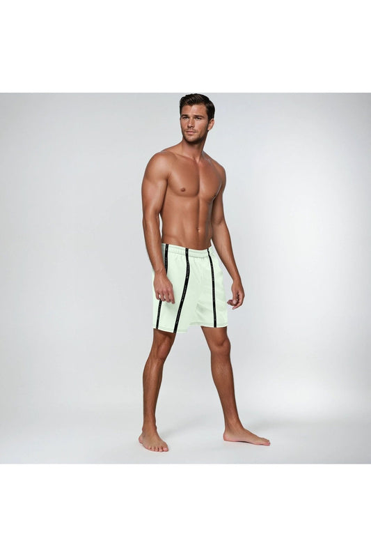 On Set Stripe Logo Shorts - Mint