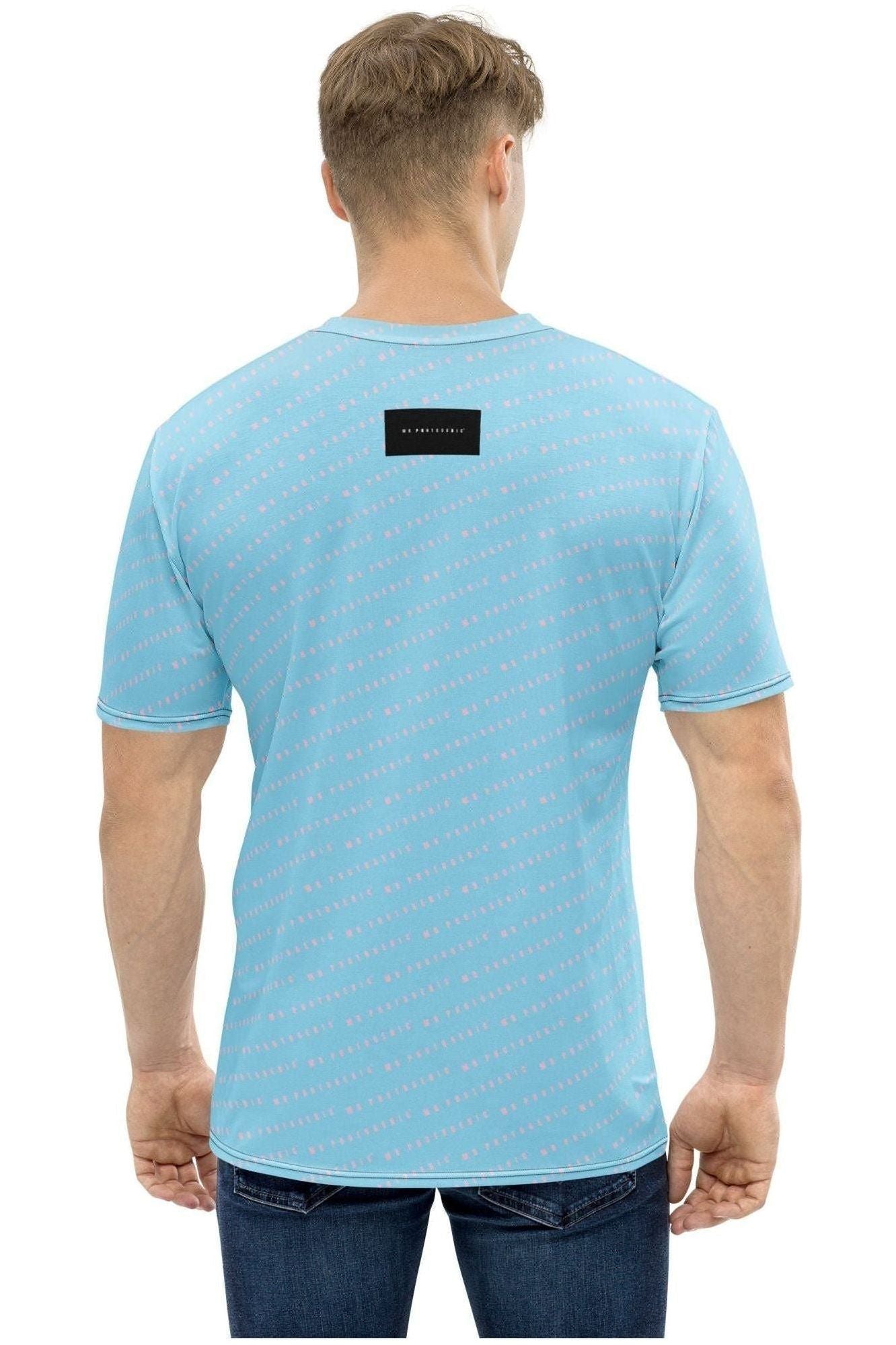 Signature Logo All Over Print T-shirt - French Blue