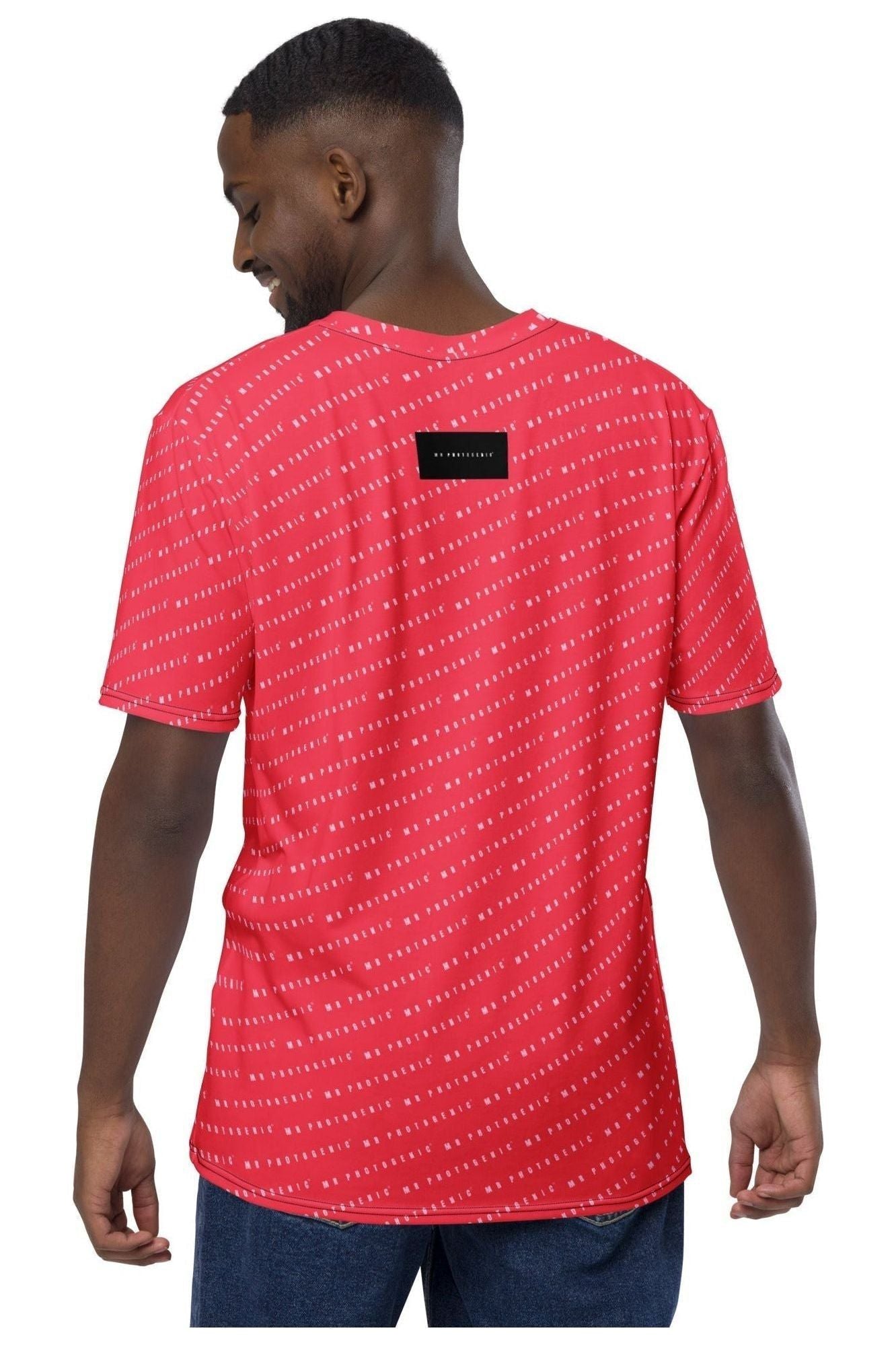 Signature Logo All Over Print T-shirt - Hot Coral