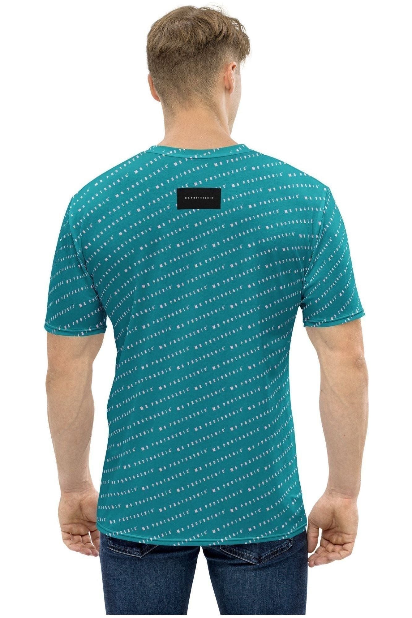 Signature Logo All Over Print T-shirt - Teal