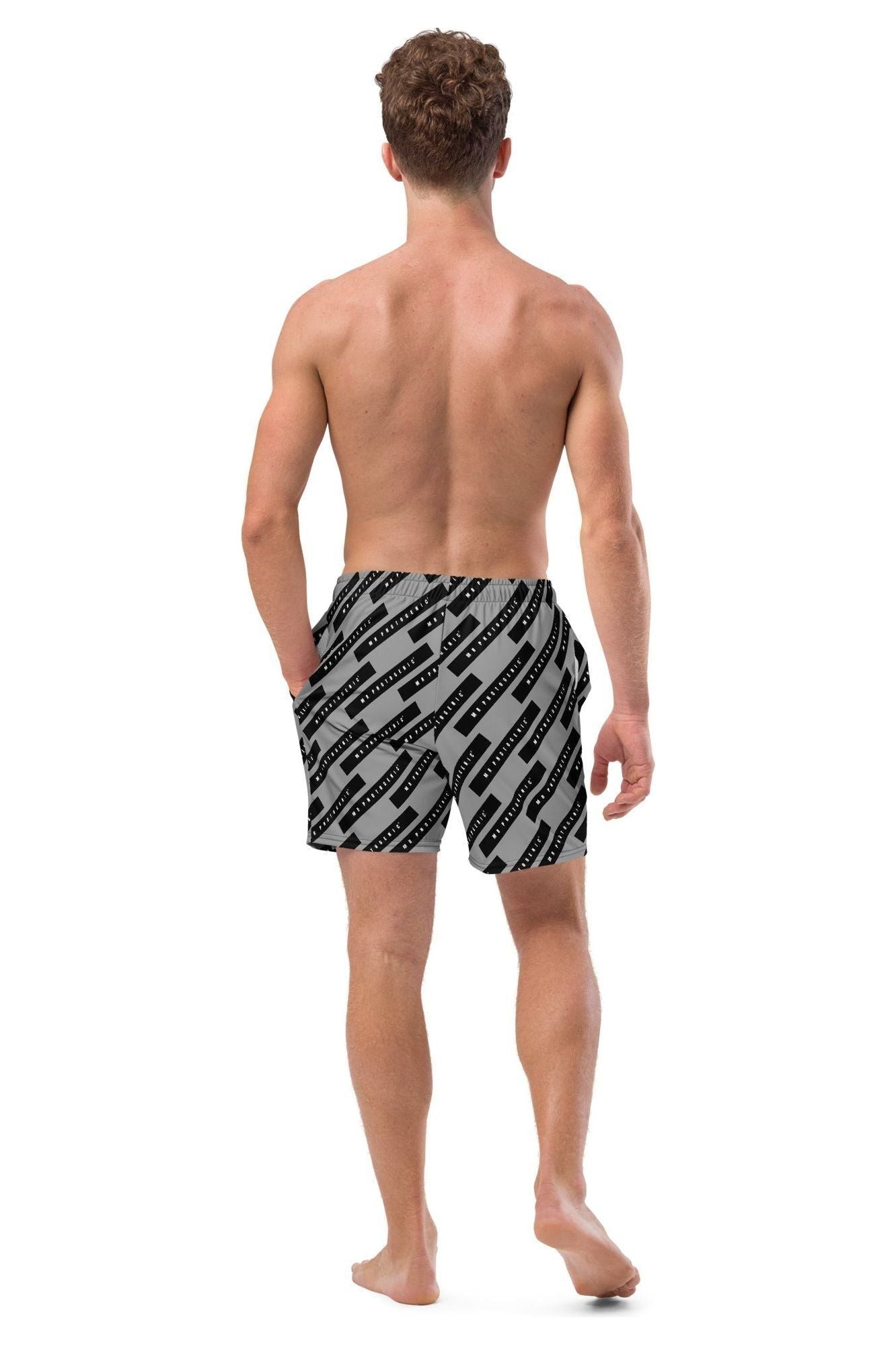 Sophisticated Logo Swim Shorts - Graphite