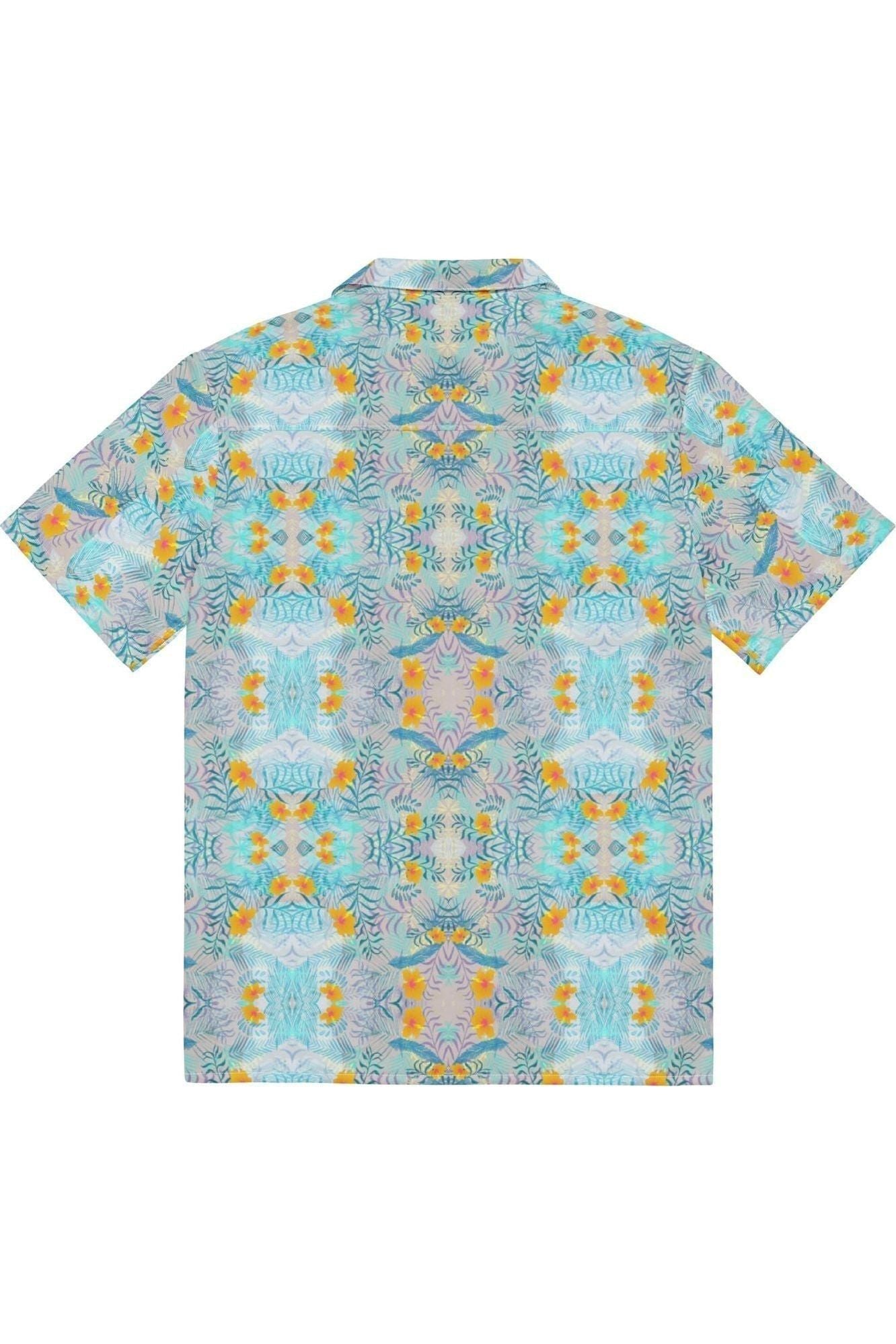 Vibing Tropics Short Sleeve Shirt - Aqua