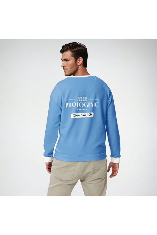 Join The Set Logo Set Reel Sweatshirt - French Blue