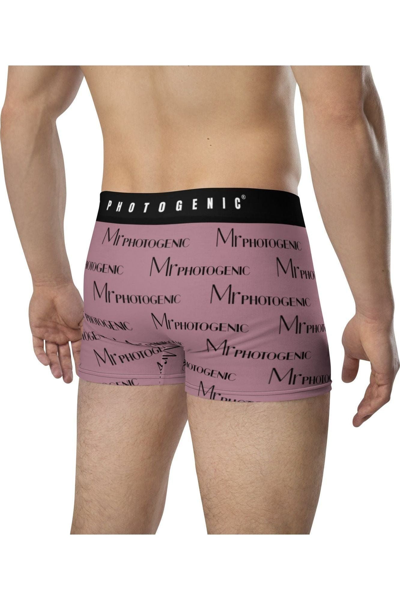Mr Photogenic Logo Boxers - Dusky Plum