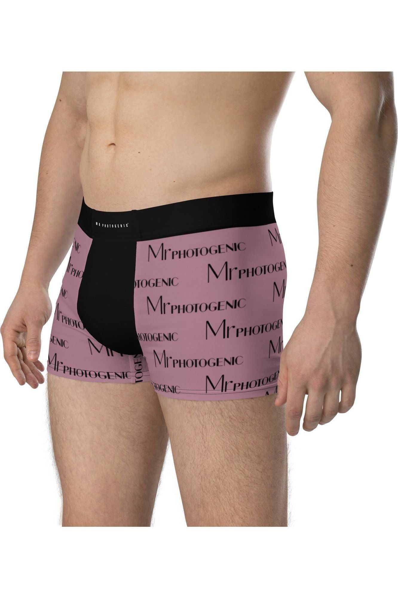 Mr Photogenic Logo Boxers - Dusky Plum
