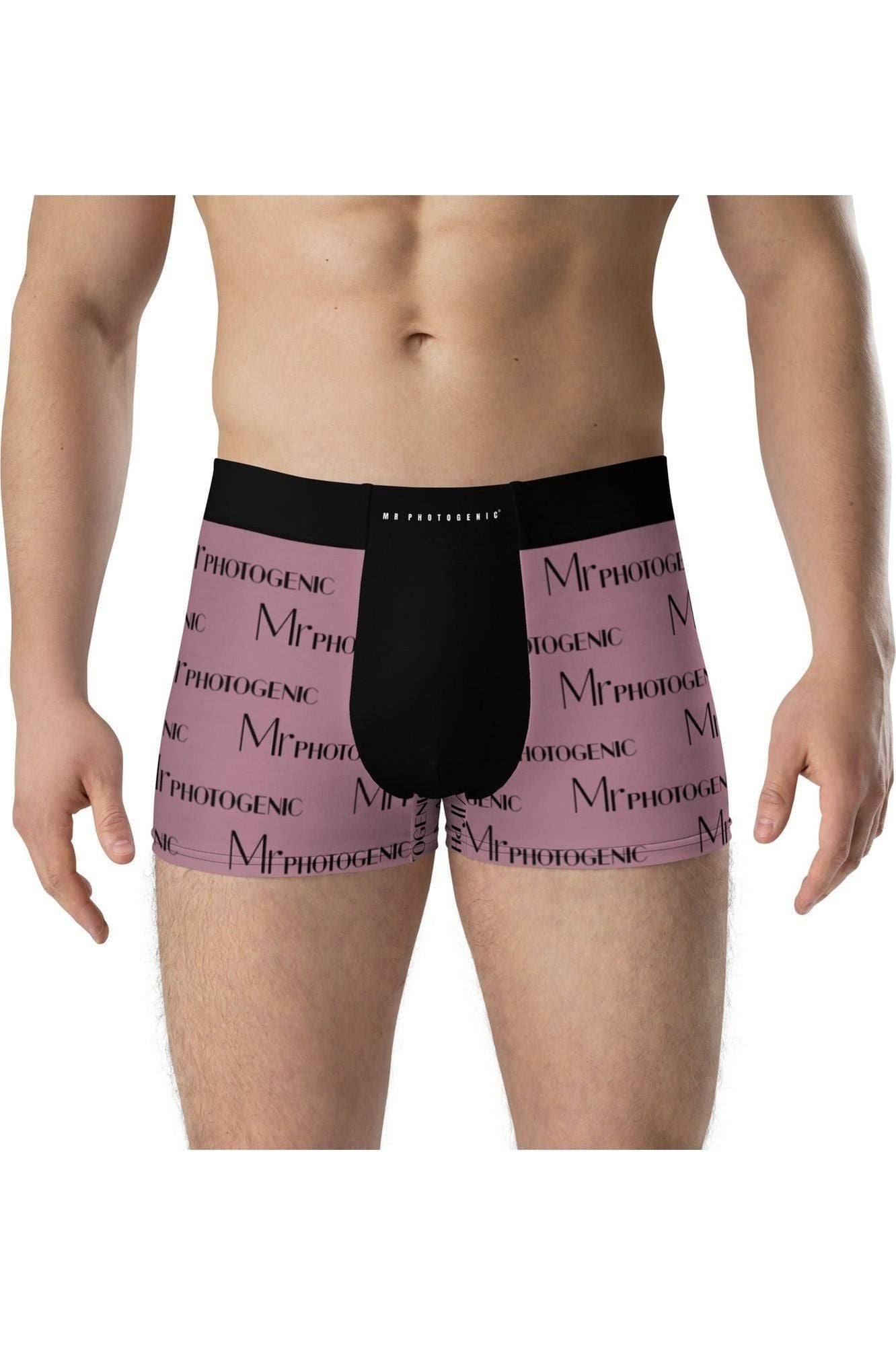 Mr Photogenic Logo Boxers - Dusky Plum