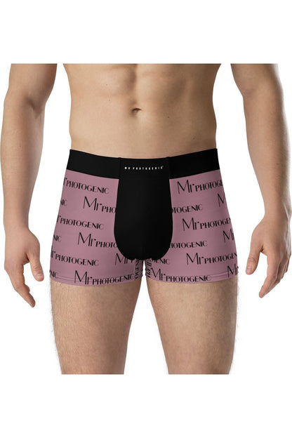 Mr Photogenic Logo Boxers - Dusky Plum
