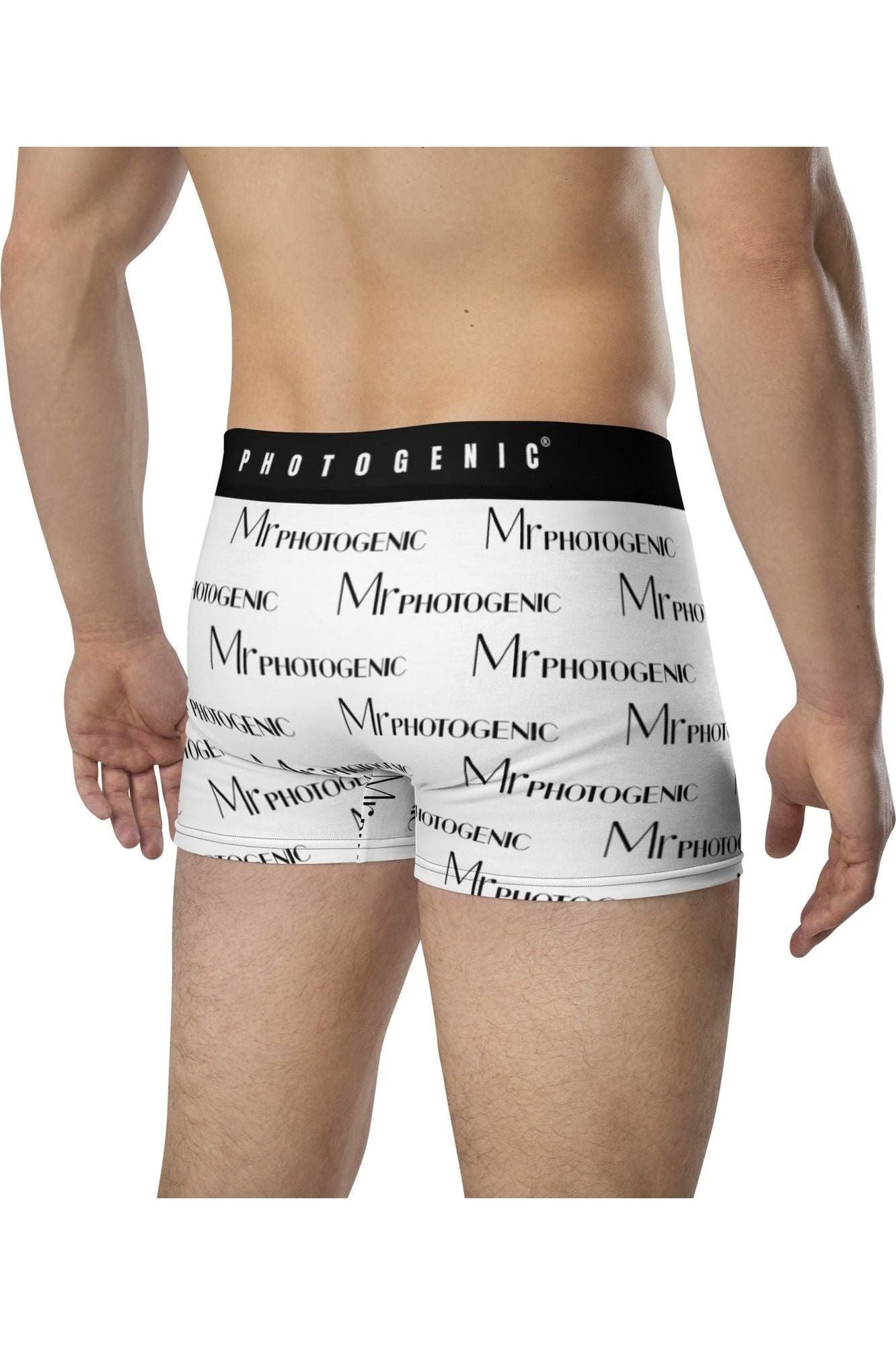 Mr Photogenic Logo Boxers - White