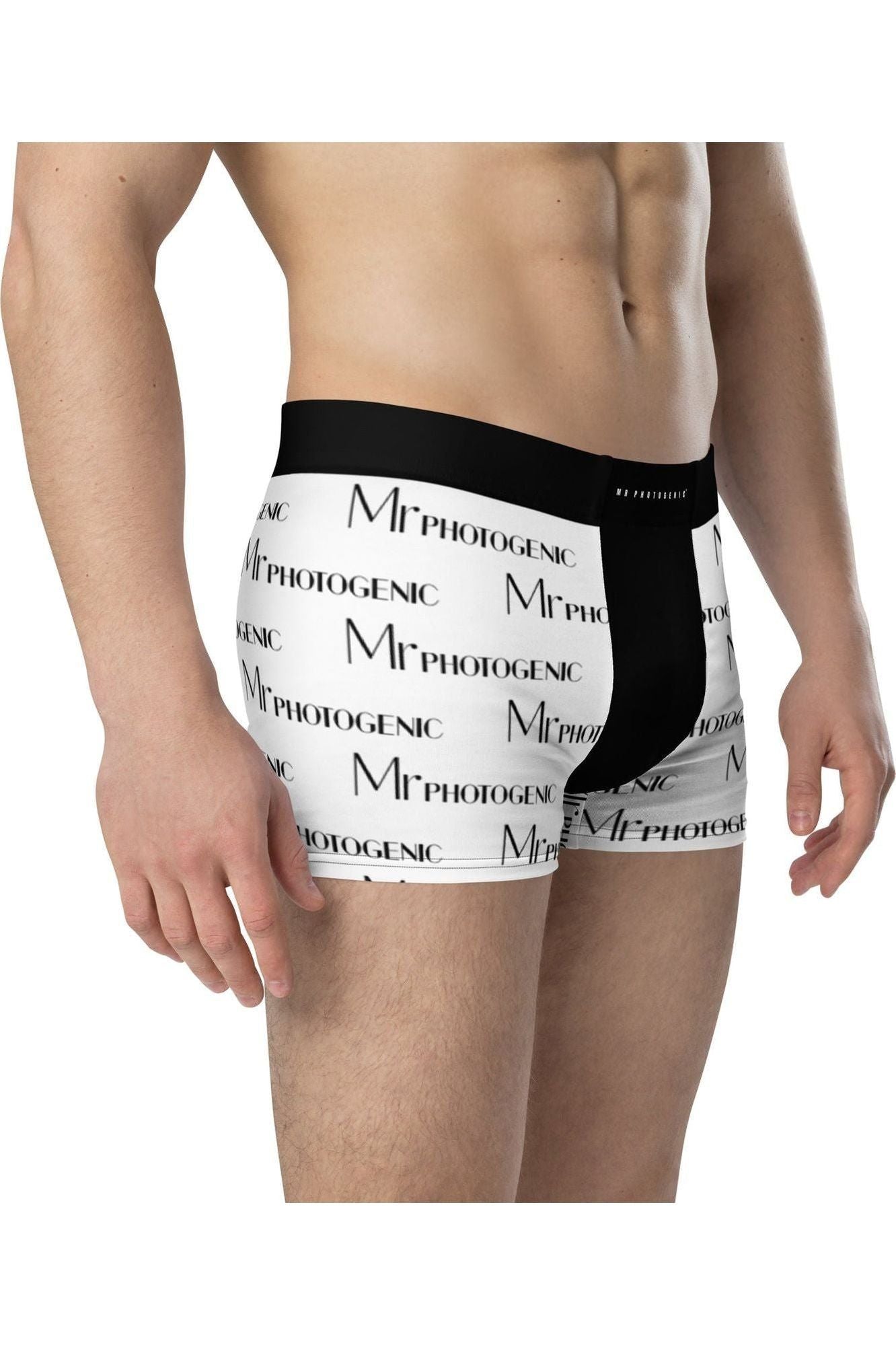 Mr Photogenic Logo Boxers - White