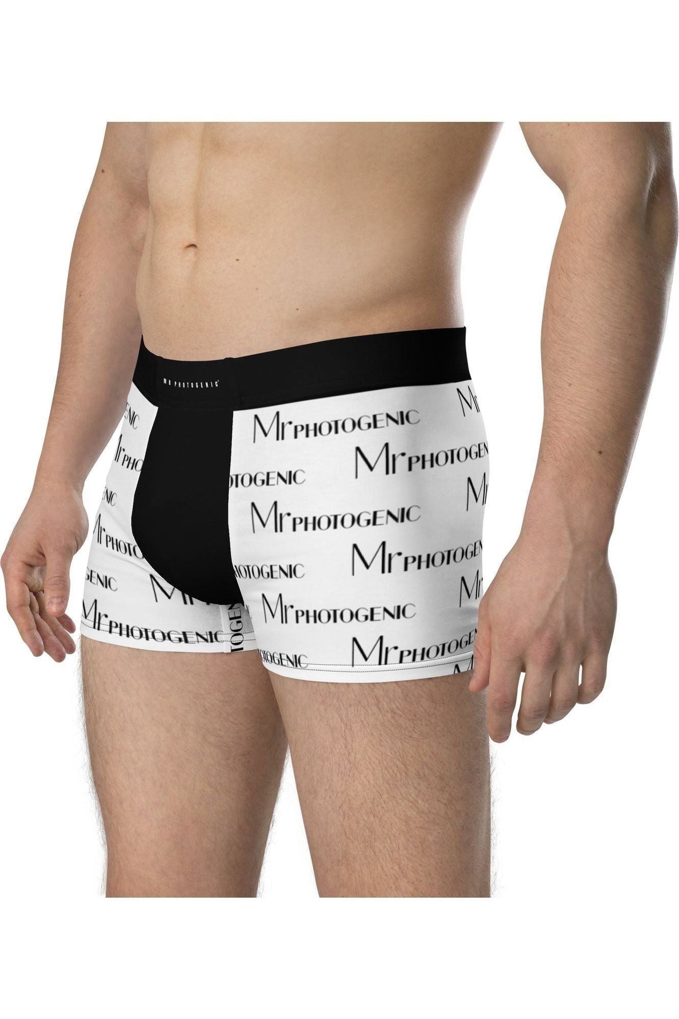 Mr Photogenic Logo Boxers - White