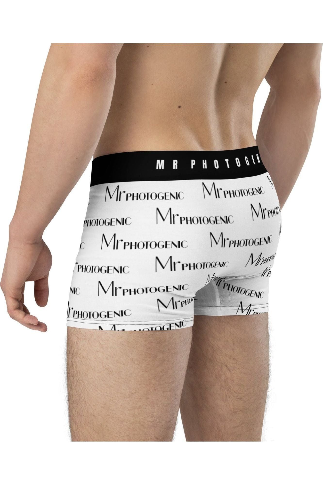 Mr Photogenic Logo Boxers - White