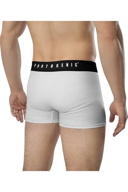 Mr Photogenic Signature Boxers - White
