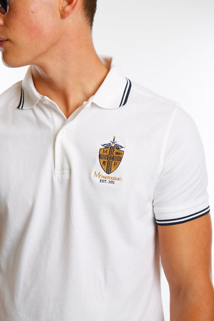 White Classic Light Weight Polo - Mr Photogenic