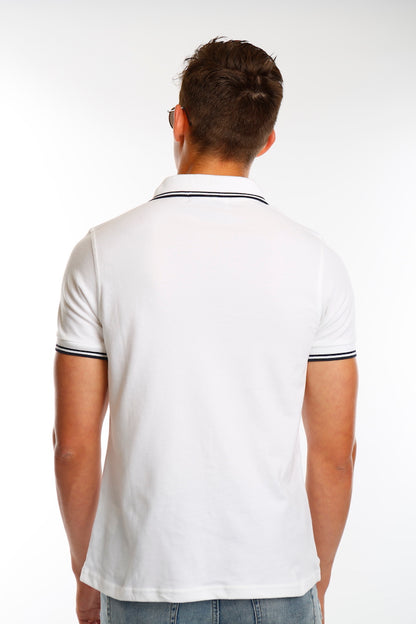 White Classic Light Weight Polo - Mr Photogenic